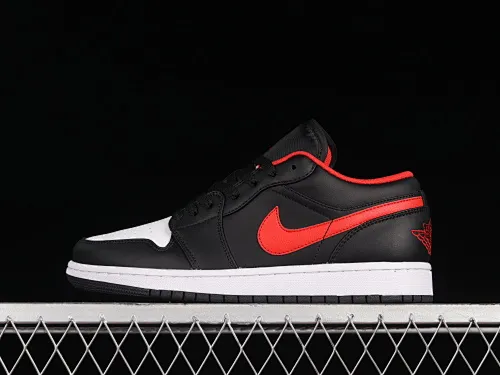 All categories Air Jordan Jordan series basketball shoes Air Jordan 1 Low Air Jordan 1 Low "White Toe" AJ1 Joe 1 small black red toe low-top basketball shoes 553558-063
